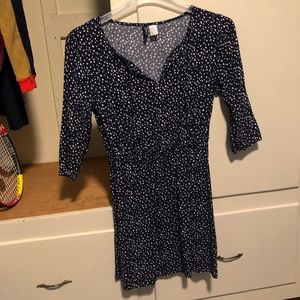 H&M Divided Navy Hearts Dress
